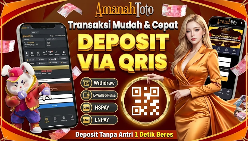 Deposit via QRIS AMANAHTOTO